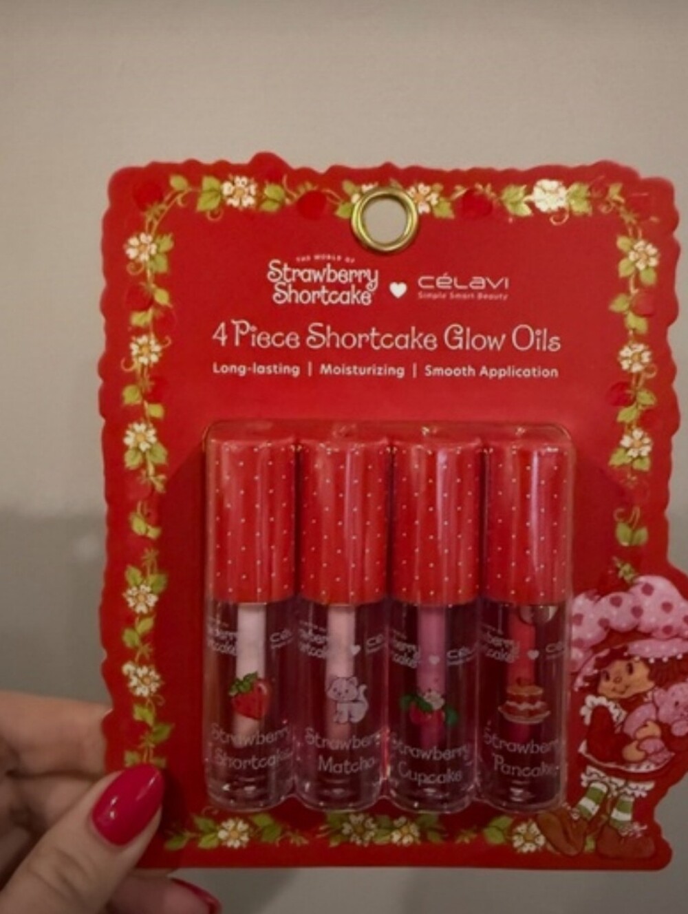 Celavi Shortcake Glow Lip Oil Set - 4 Pieces - NEW - Picture 2 of 2